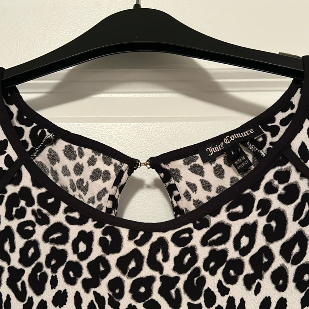 Juicy Couture leopard dress. Size L